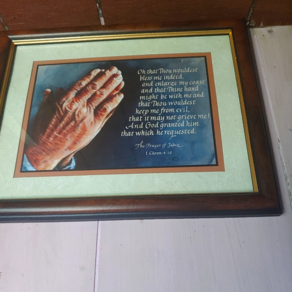 Prayer picture by Home Interiors